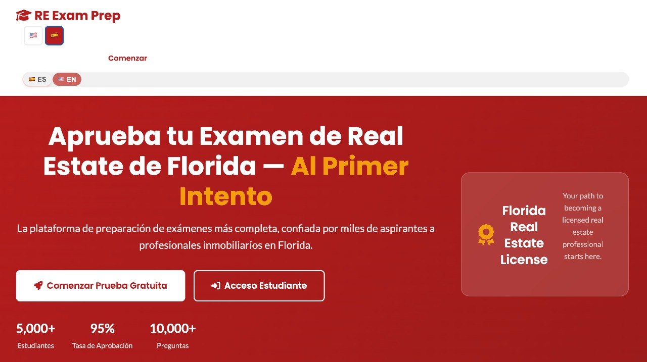 Plataforma exam.hagaserealestate.com
